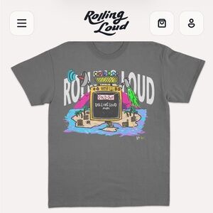 Rolling Loud Graphic Tee - Black - 'Sold Out' Speaker Design Never opened